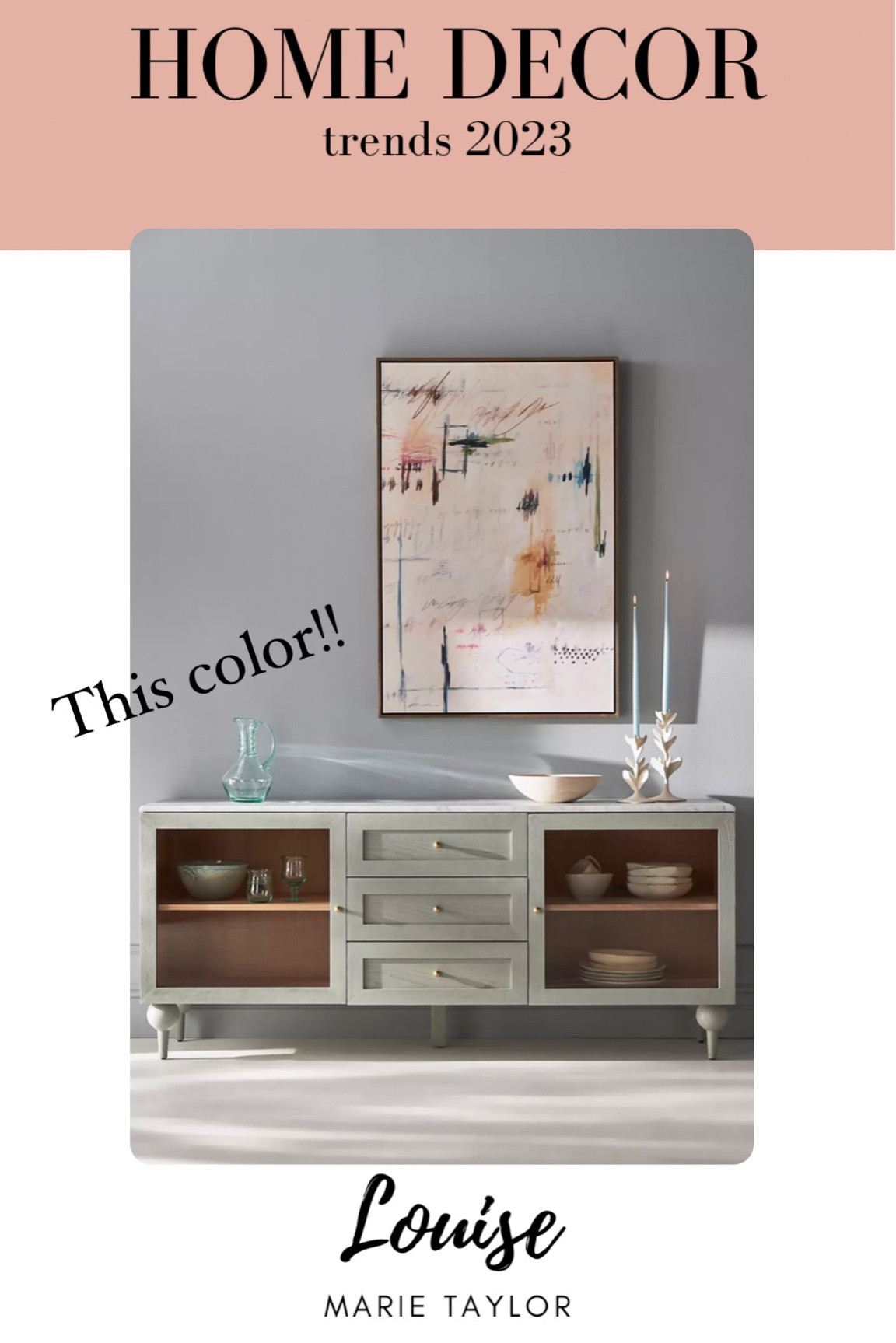 This buffet adds a stylish element to any space! This shade of green is all the rage right now! 🔥


#LTKhome #LTKstyletip #LTKFind