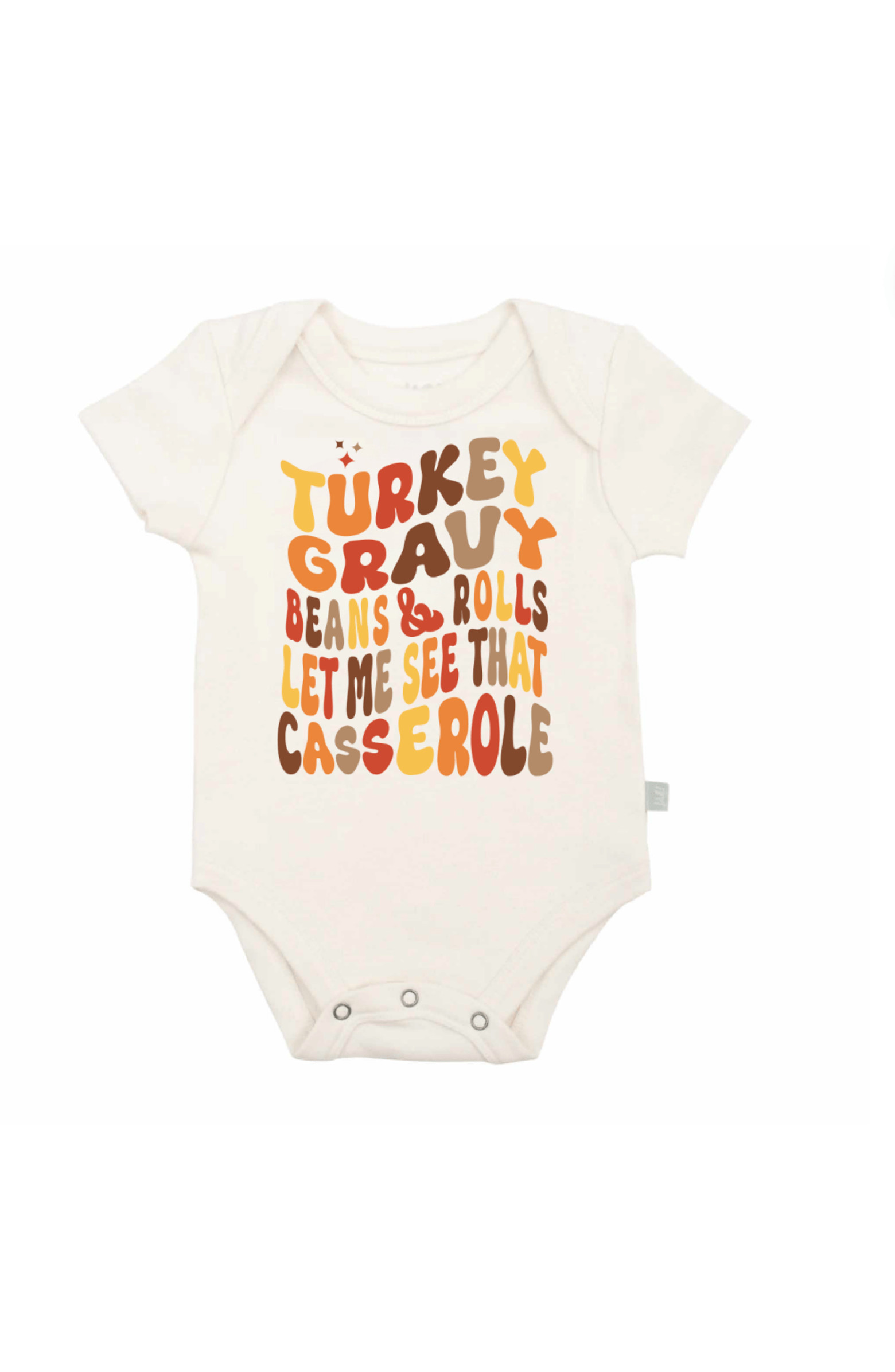 Finn + Emma Organic Baby Graphic Bodysuit | Turkey Gravy Casserole | Nordstrom | Nordstrom
