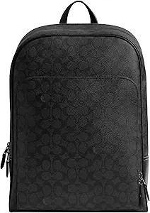 Coach Men's Gotham Backpack in Signature, Charcoal | Amazon (US)