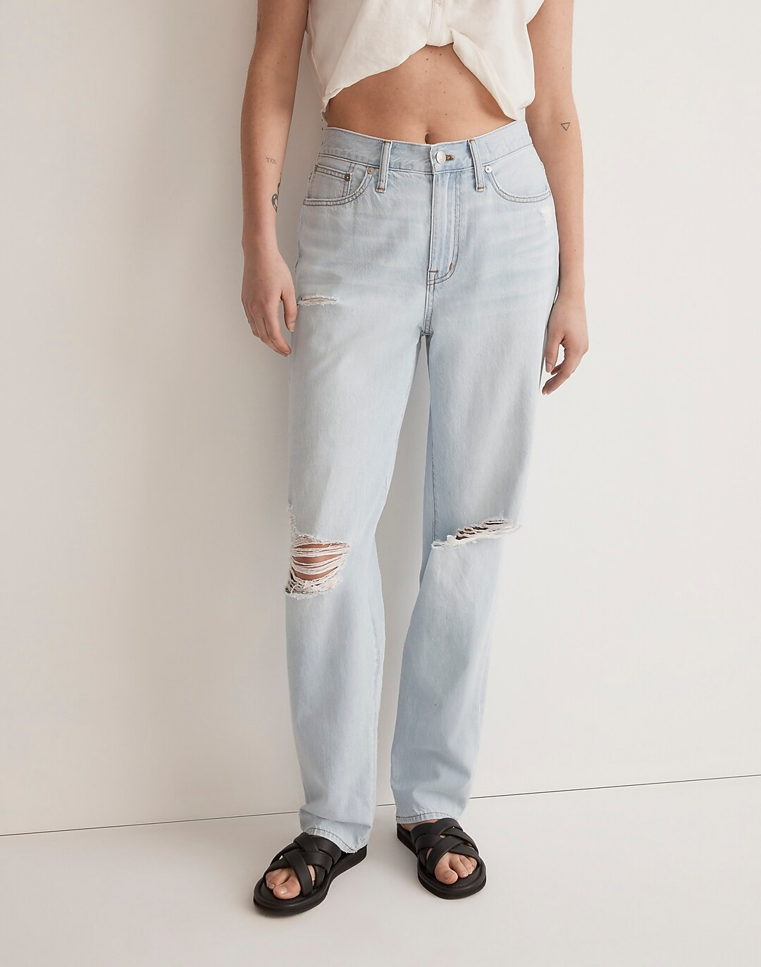 The Petite Slouchy Boyjean | Madewell