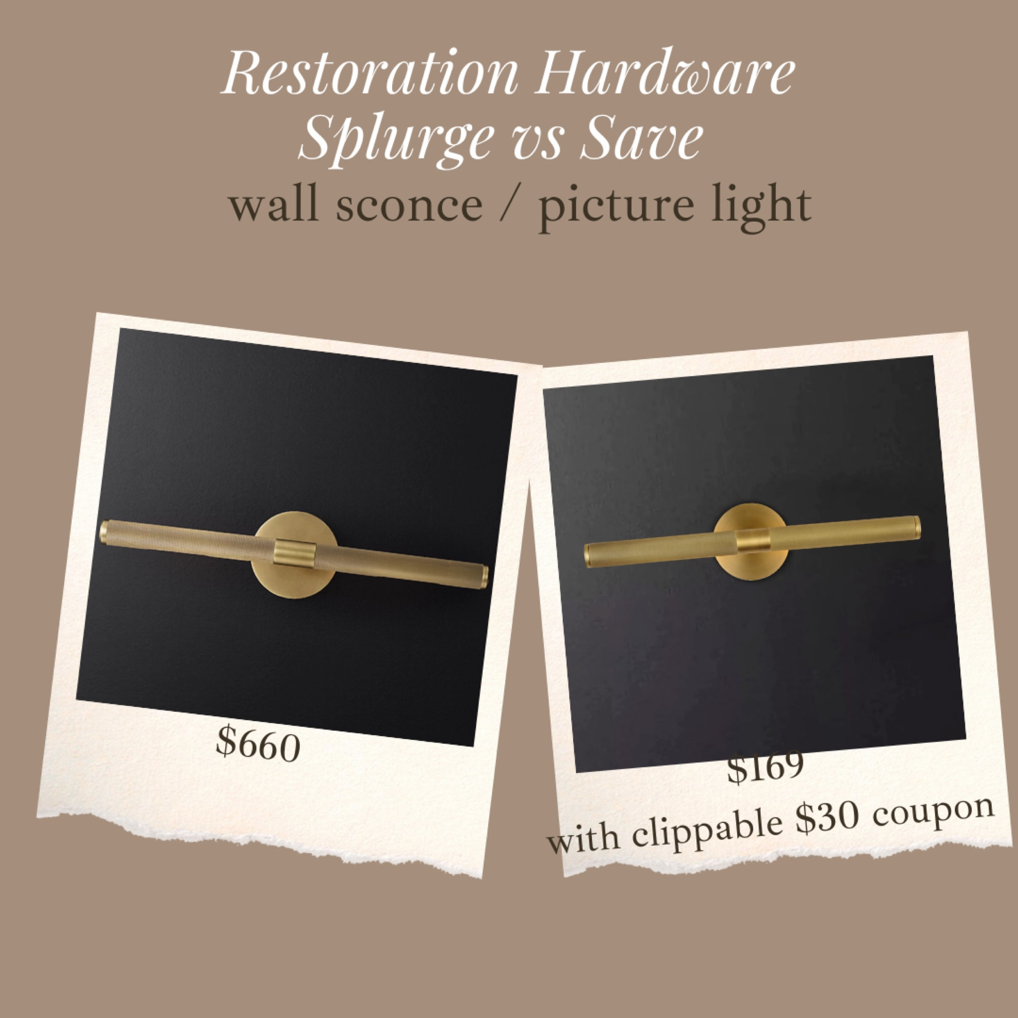 Such a high end look! Will completely transform a space 😍 can be hung horizontally or vertically. 

Horizontal ideas - over gallery wall, nightstand, mirror, bathroom vanity, etc. 

Vertical ideas - hallway lighting, next to entryway or console table, next to fireplace, etc 

#LTKhome #LTKsalealert