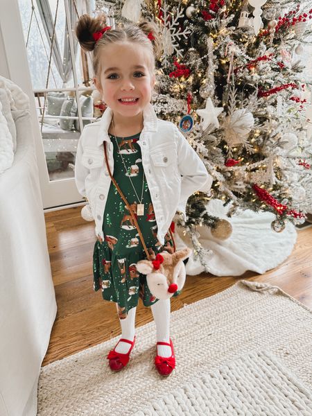 Christmas casual toddler girl outfit 🎄

#LTKSeasonal #LTKkids #LTKHoliday