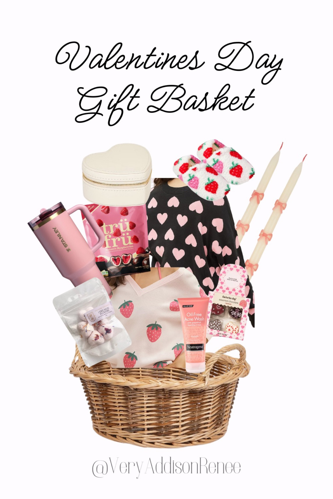 Hearts and strawberries make perfect gifts in a Valentine’s Day gift basket! Follow for more! 



gifts, gifts for her, ltk gift guide, ltk gifts, teen gift guide, gift guide, gift basket, gift ideas, gifts for teens, gifts for girls, teen girl gift guide, tween gifts, ltk teen, Be mine basket, valentines day basket, valentines day gift, valentines day couple gift, valentines day girlfriend gift, galentines day, galentines day present, basket, gift ideas, valentines gift ideas, trendy valentines present, valentines, valentinesdaygift, gifts, giftsforher, giftsformom, giftsforfriends, galentines, valentinesbasket, basket, trendy, aesthetic, trending, heart sweater, heart pants, strawberry slippers, strawberry sweater, valentines treats, valentines chocolate,

#LTKU #LTKGiftGuide #LTKFindsUnder100