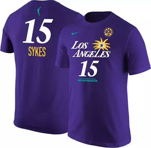 Nike Adult Los Angeles Sparks Brittney Sykes #20 Purple T-Shirt | Dick's Sporting Goods