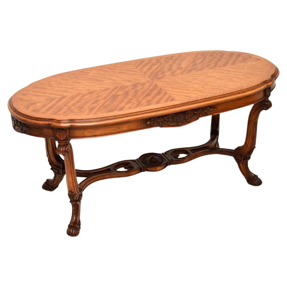 Antique French Satinwood Coffee Table | 1stDibs
