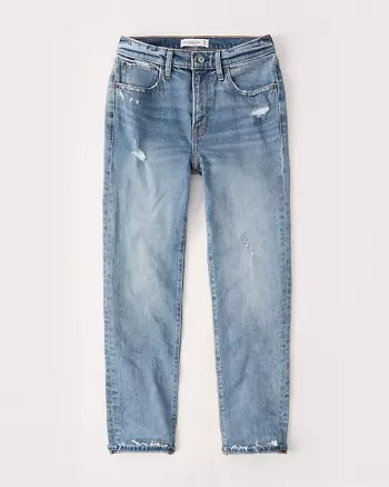 Mid Rise Boyfriend Jeans | Abercrombie & Fitch (US)