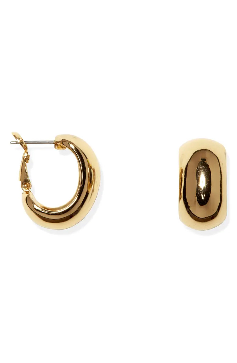 Domed Huggie Hoop Earrings | Nordstrom