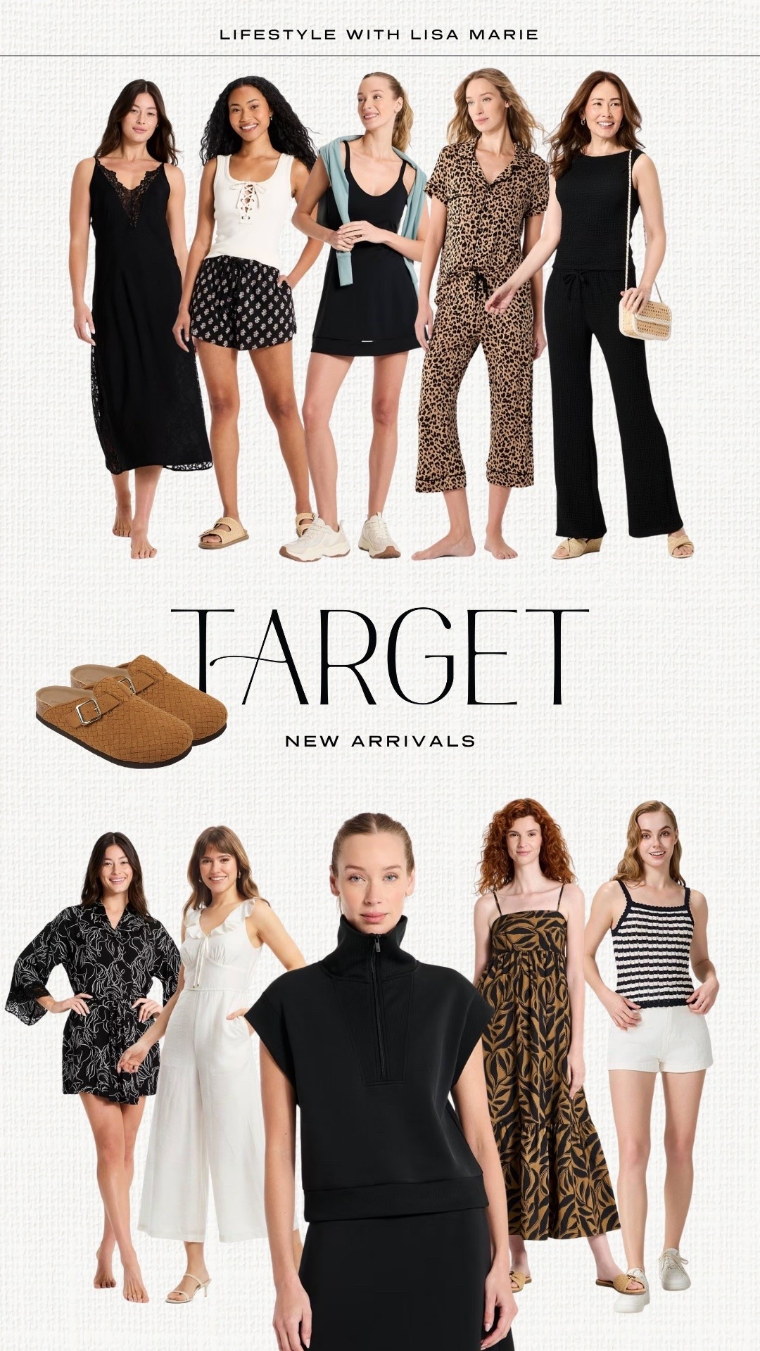Target new arrivals for summer and early fall! Elevated casual outfits. Black outfits, dresses, matching sets, pajamas and athleisure. Animal print pajama sets. Polka dots, stripes and floral print outfits. Summer rompers and jumpsuits. Neutral outfits and sets. Elevated pajamas and loungewear. Outfits for traveling and vacation.

#LTKootd #LTKSeasonal #LTKPetite