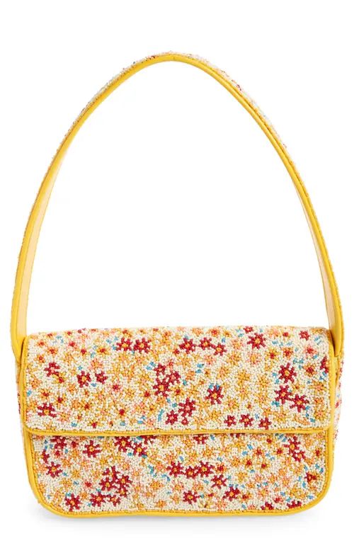 STAUD Tommy Beaded Shoulder Bag in Soleil Flower Market at Nordstrom | Nordstrom