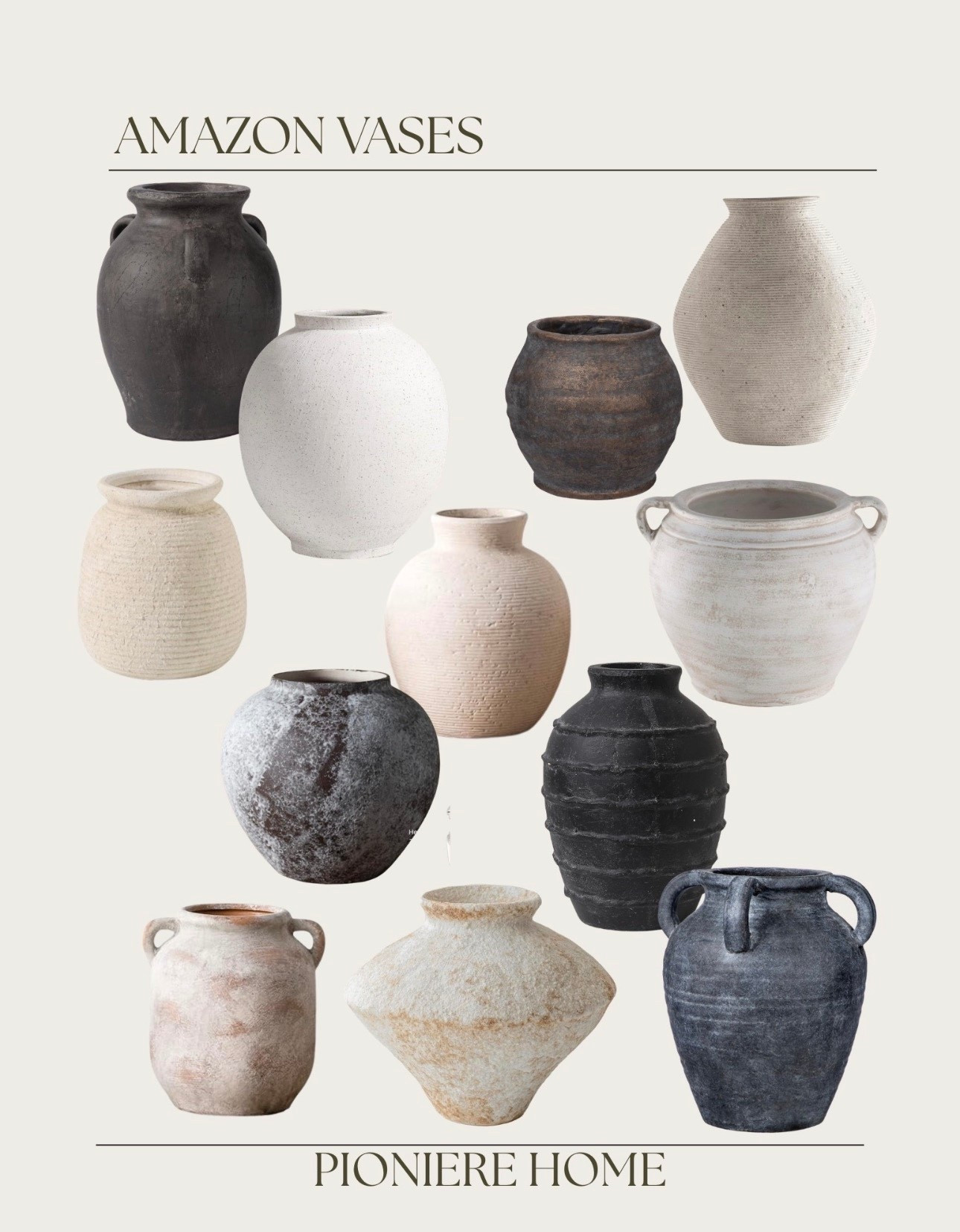 Amazon vases. Rustic vases. Elevated designer look for less, vases under $50, affordable home decor. Layer these vases in your home for a designer look  



#LTKHome #LTKSaleAlert #LTKSeasonal