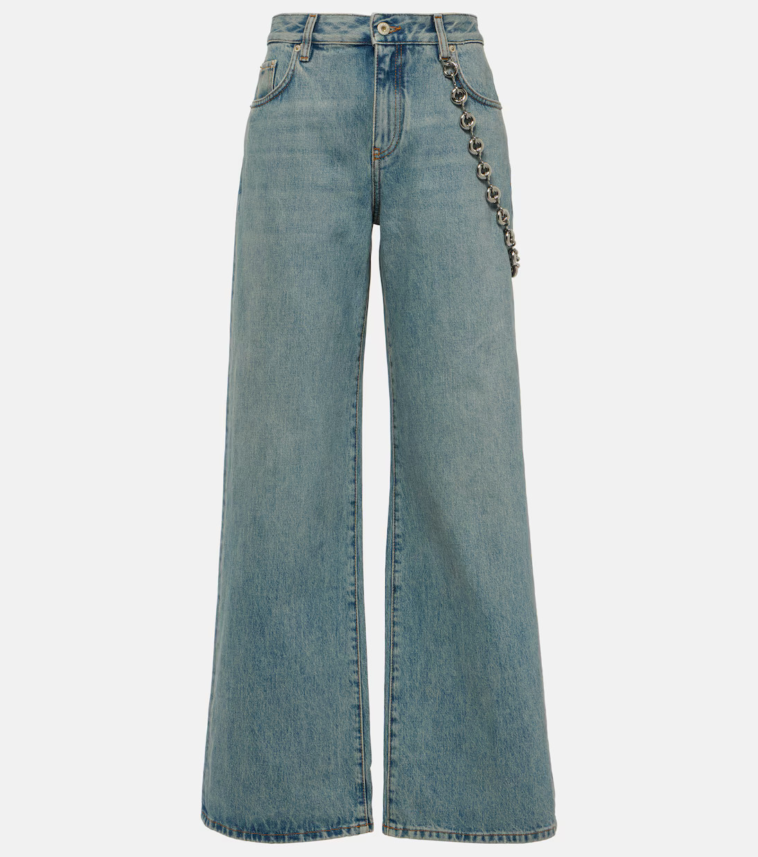 High-rise chain-detail flared jeans | Mytheresa (US/CA)