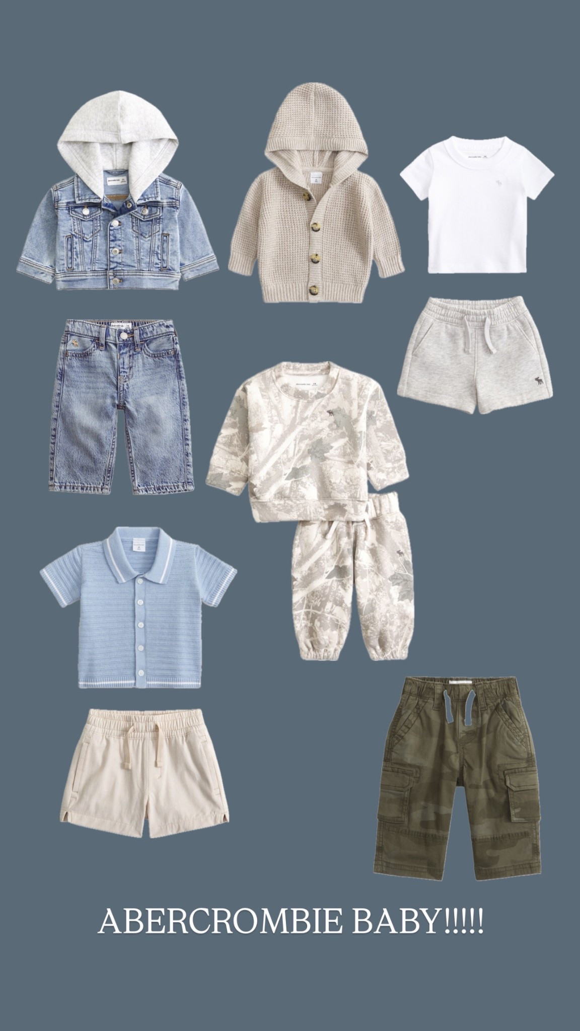 Abercrombie baby + toddler is live!!! Here’s what I ordered 🤍