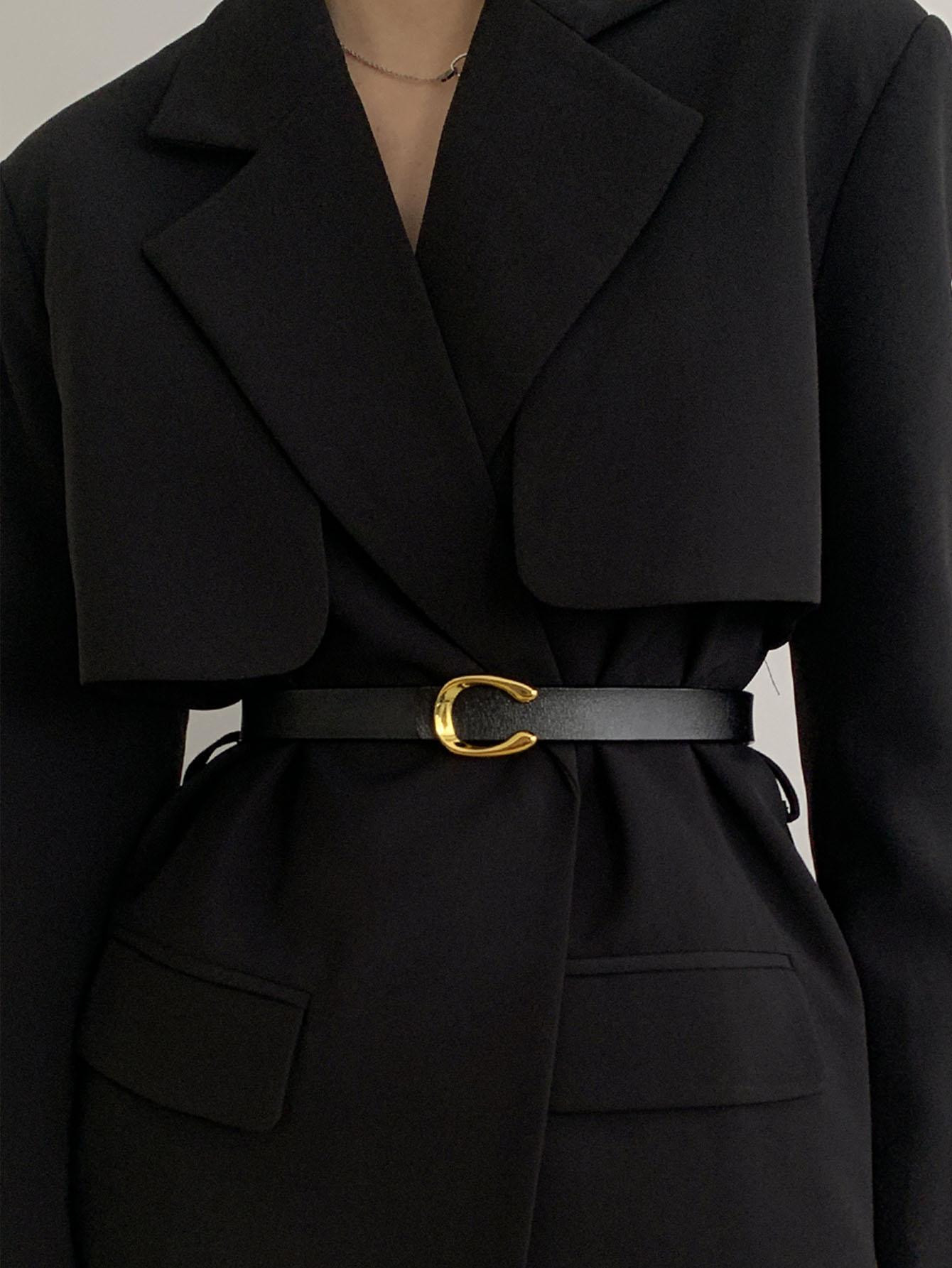 1pc Women Letter Buckle Casual Belt For Daily Life | SHEIN