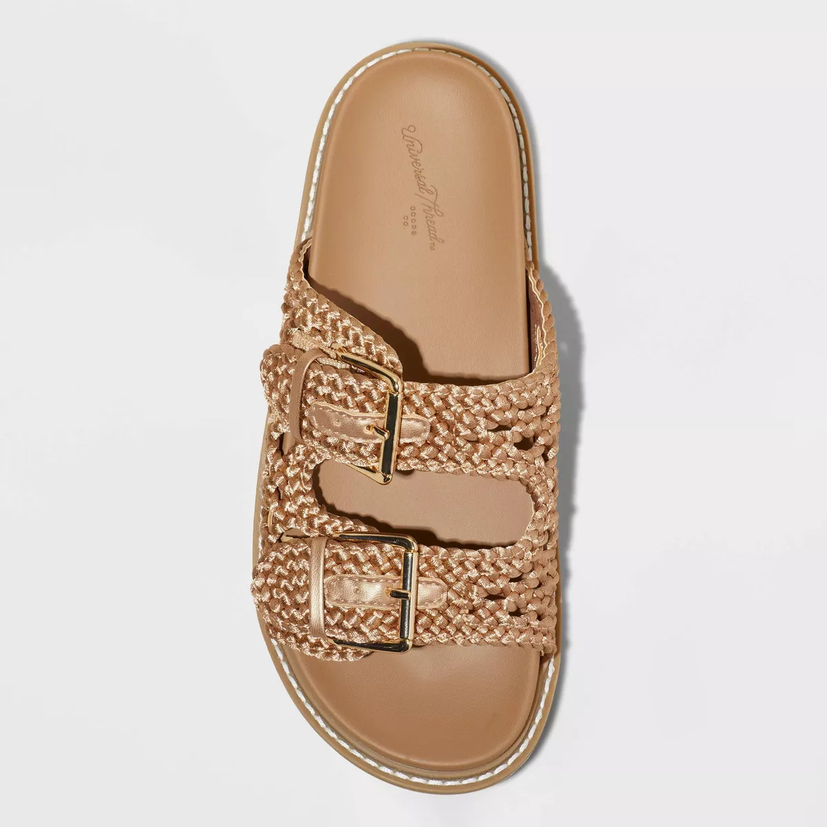 Women's Kylie Woven Two Band Footbed Sandals - Universal Thread™ | Target