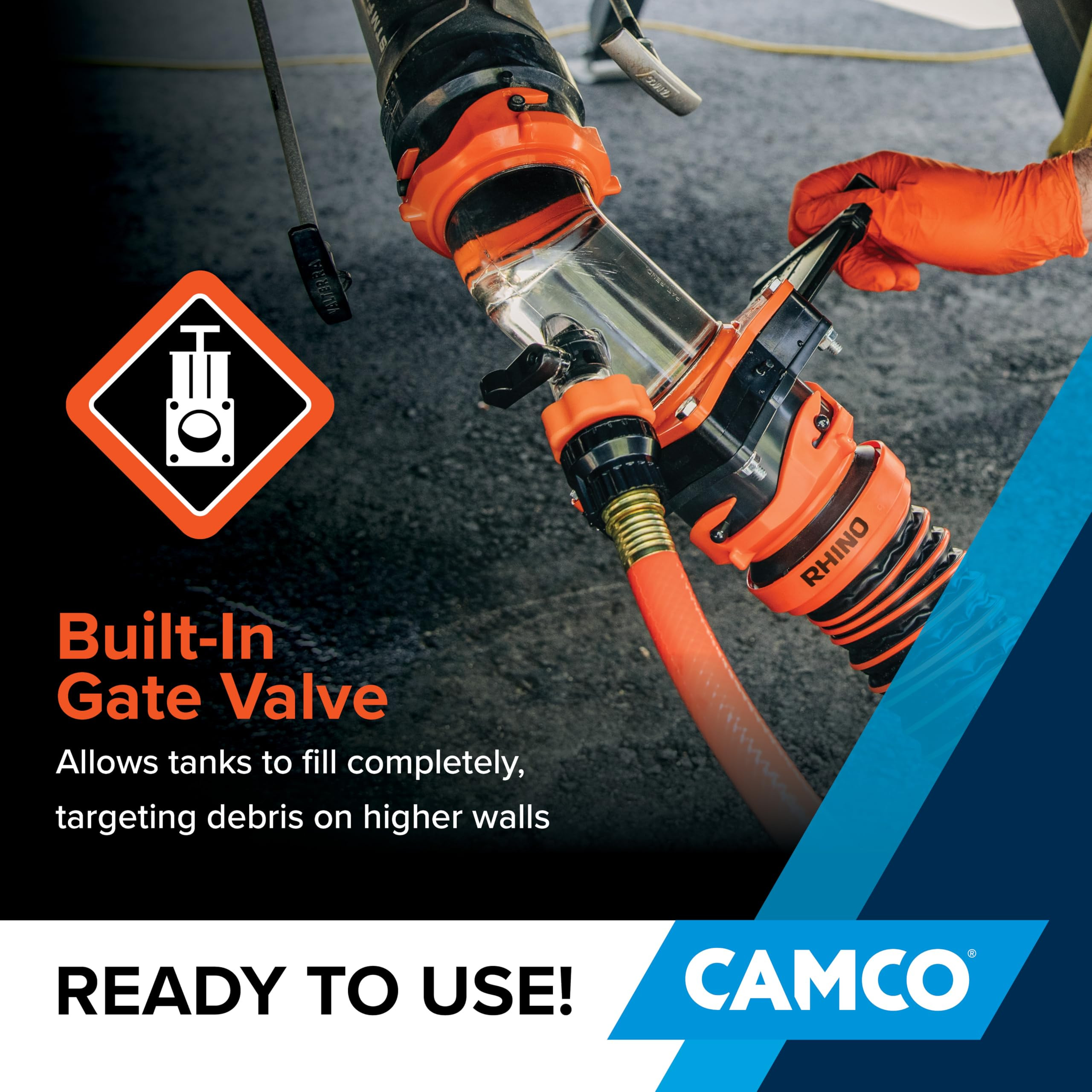 Camco Rhino Blaster RV Tank Rinser with Gate Valve & Backflow Preventer - RV Accessories for Wast... | Amazon (US)