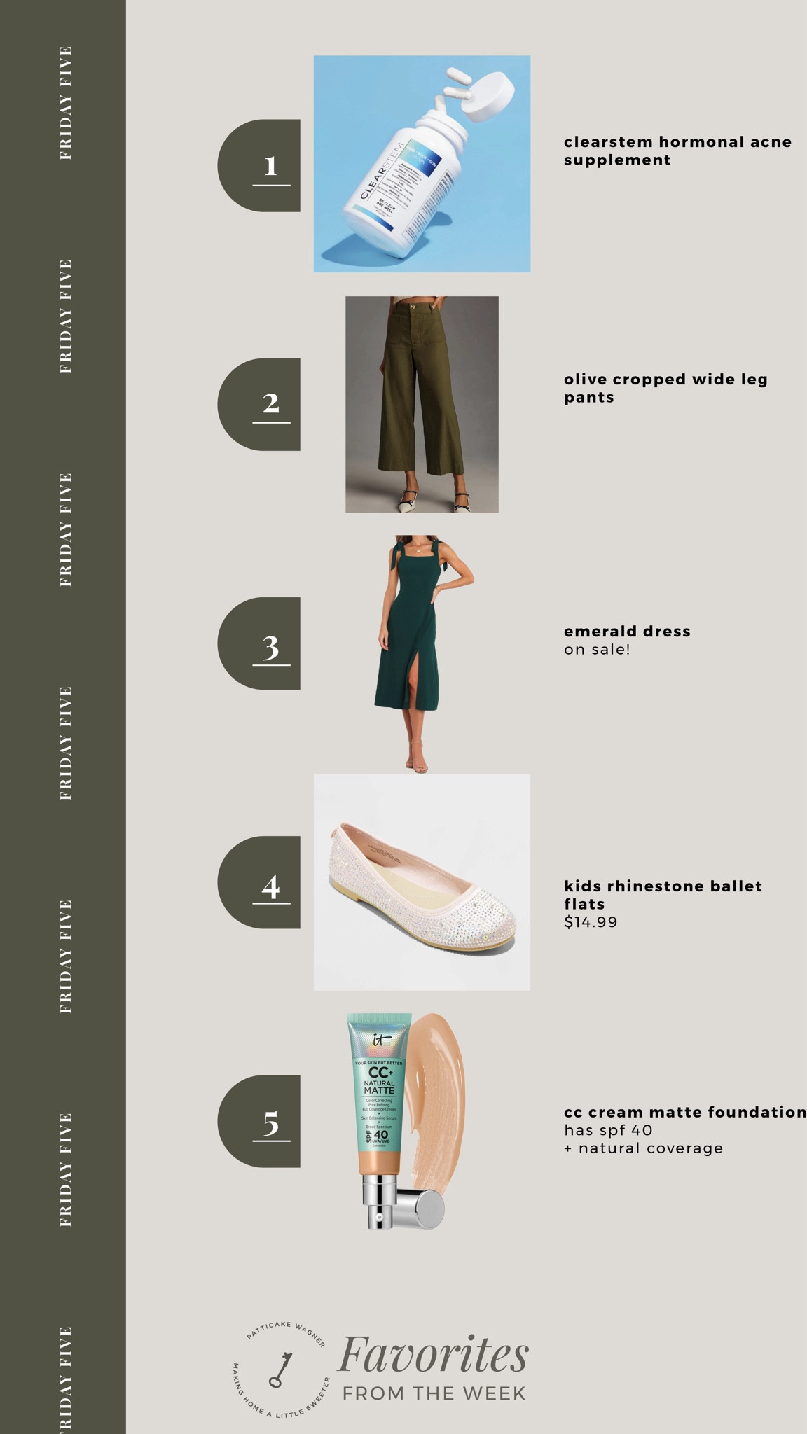 Friday Five: Your favorites from the week

#LTKSaleAlert #LTKHome