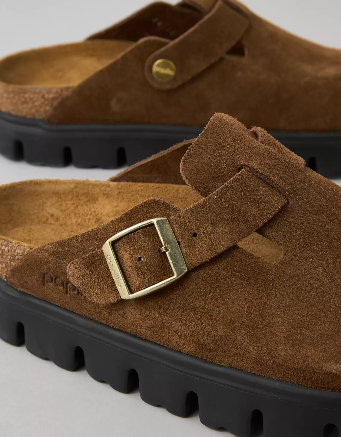Birkenstock Boston Chunky Suede Clog | American Eagle Outfitters (US & CA)
