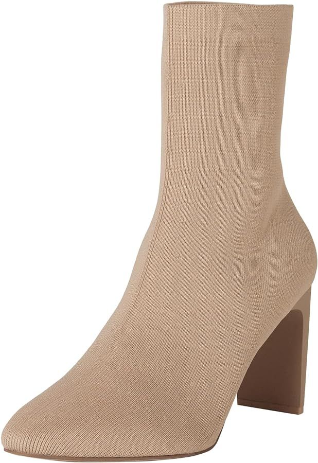 The Drop Women's Jane High Heel Pull-On Sock Boot | Amazon (US)