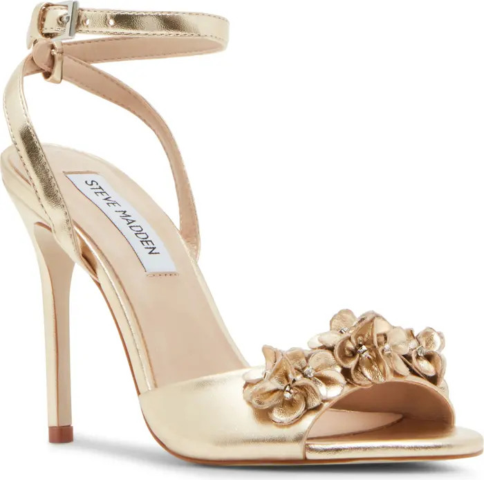 Floral Ankle Strap Sandal (Women) | Nordstrom