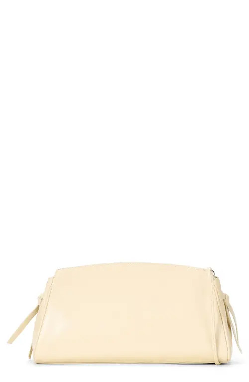 STAUD Maude Convertible Leather Clutch in Cream at Nordstrom | Nordstrom