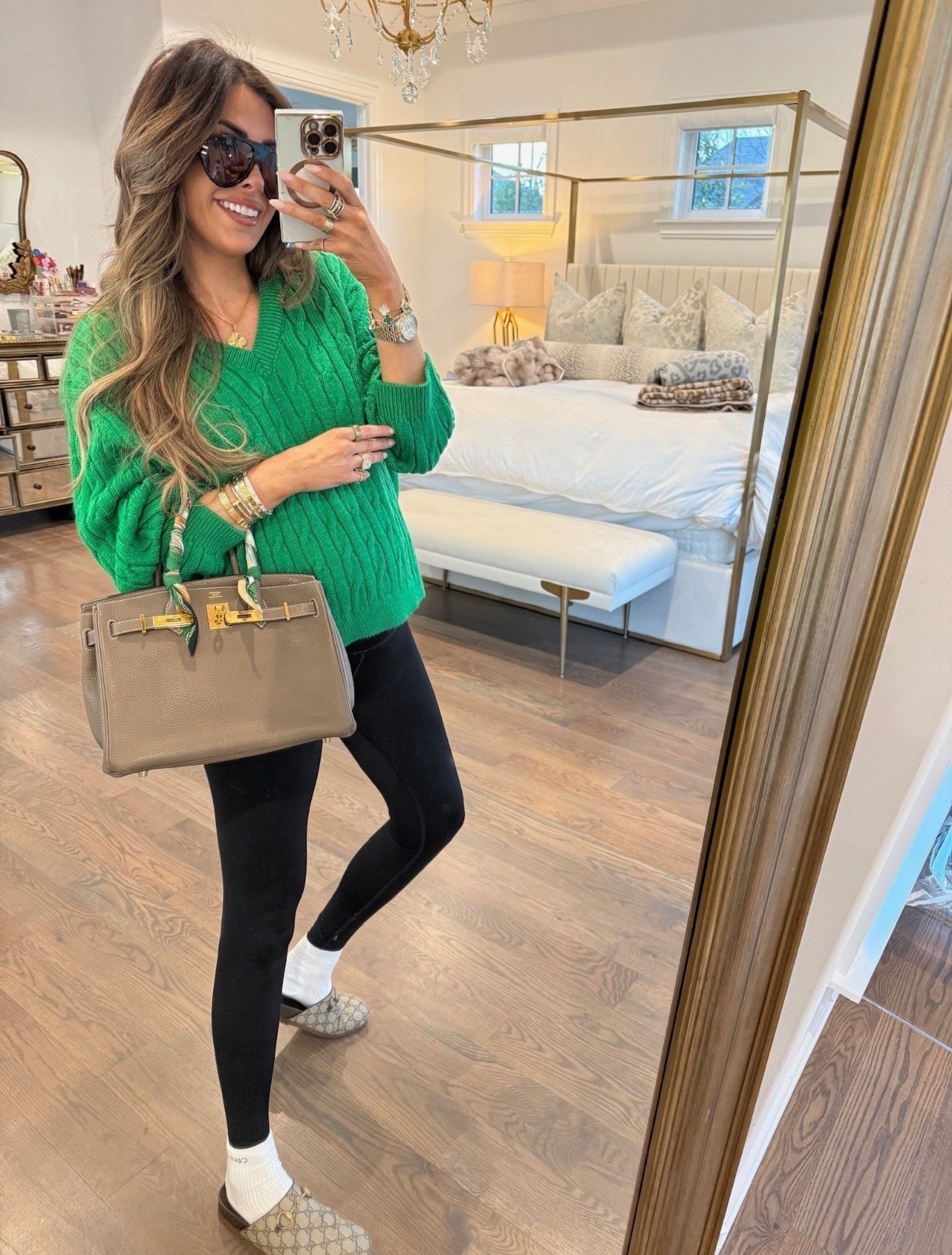 This pop of color is stunning! I’m wearing a size medium in green cable knit sweater and size XS in Alo leggings 💚

Date Night Outfit, Winter Capsule Wardrobe, Green Sweater, Alo leggings, Winter Outfit, Winter fashion, Zara fashion, Zara finds, Zara sweater, Emily Ann Gemma

#LTKmomlife #LTKootd #LTKBump