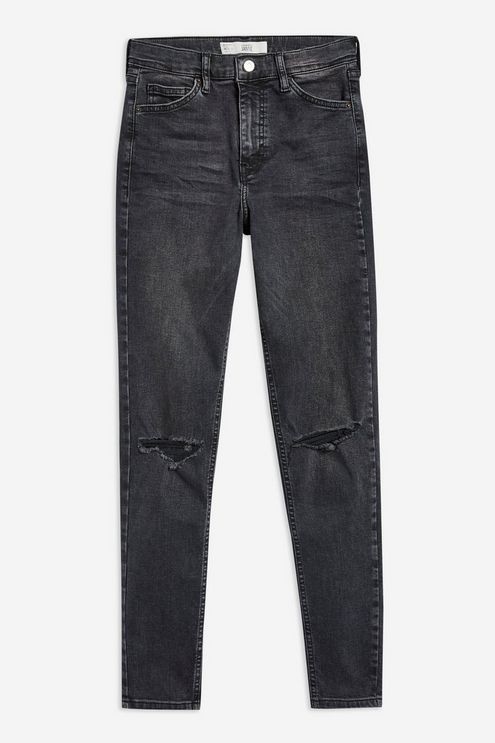 Washed Black Ripped Jamie Jeans | Topshop US
