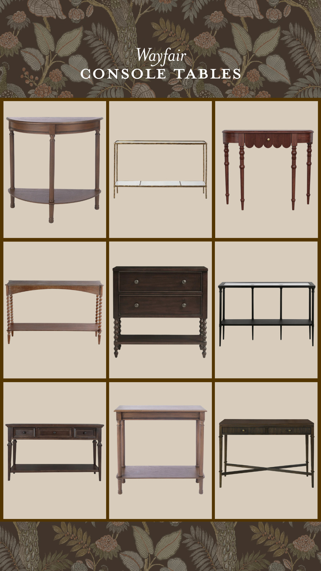 Console tables on sale for Way Day 

 #LTKHome #LTKSaleAlert