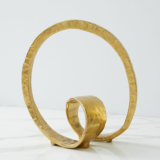 Loop Brass Metal Objects | West Elm (US)