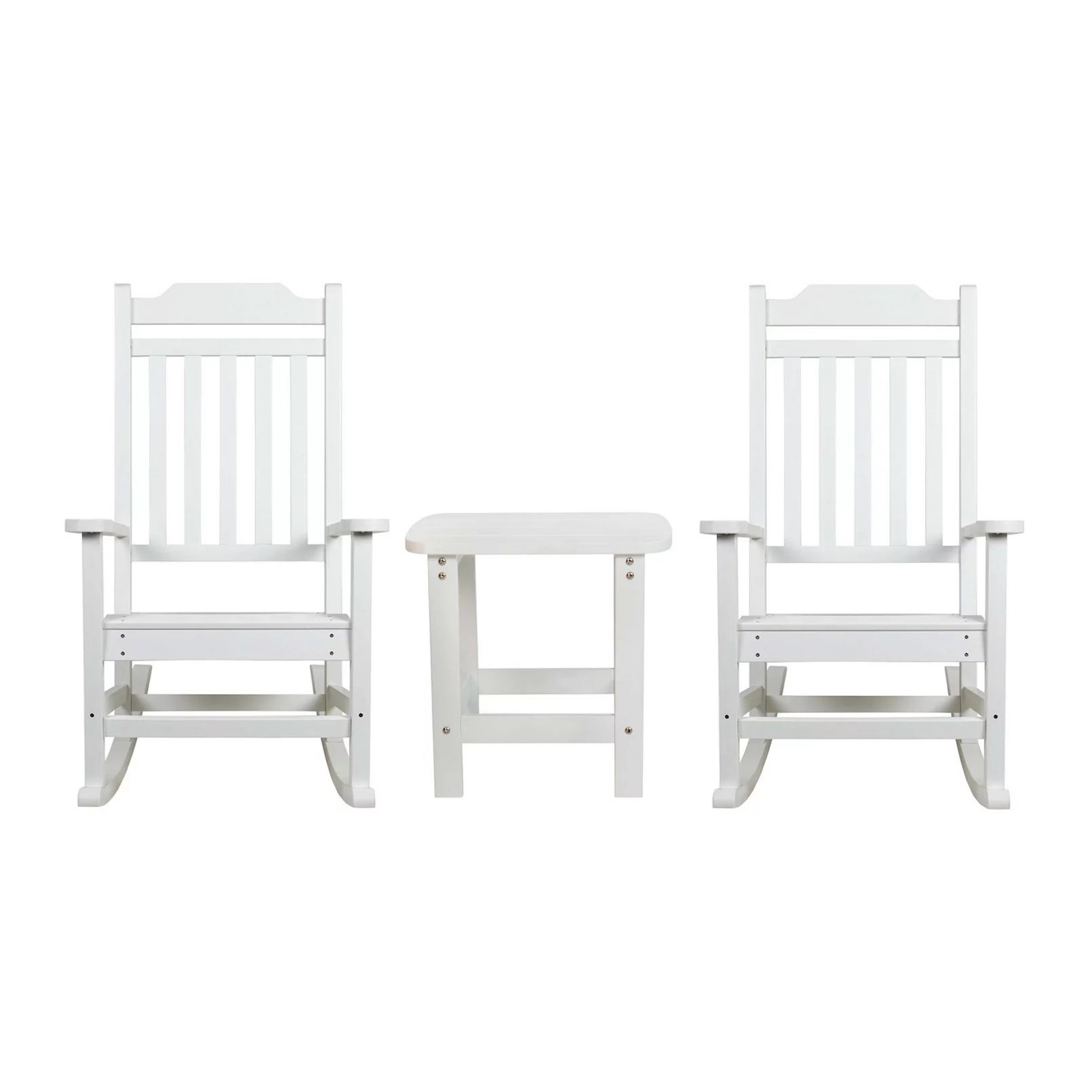 Flash Furniture Winston All-Weather Rocking Chair & End Table 3-piece Set | Kohl's