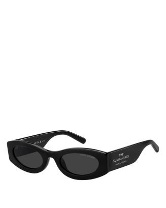 MARC JACOBS Oval Sunglasses, 51mm  | Bloomingdale's Jewelry & Accessories | Bloomingdale's (US)