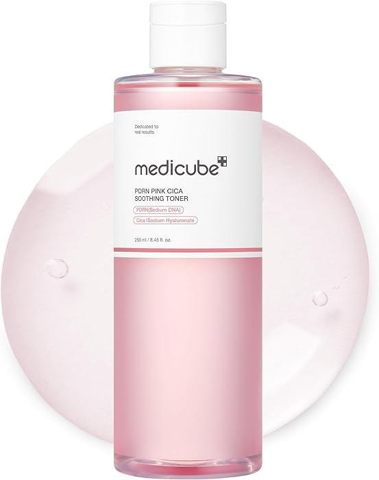 medicube Salmon DNA PDRN Pink CICA Soothing Toner I Pink Glow Toner for Skin Boosting, Soothing a... | Amazon (US)