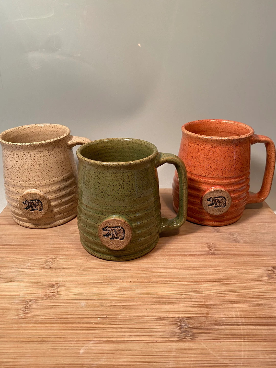 Handmade Bear Coffee Mug: Modern Pottery, 16 Oz Stoneware - Etsy | Etsy (US)