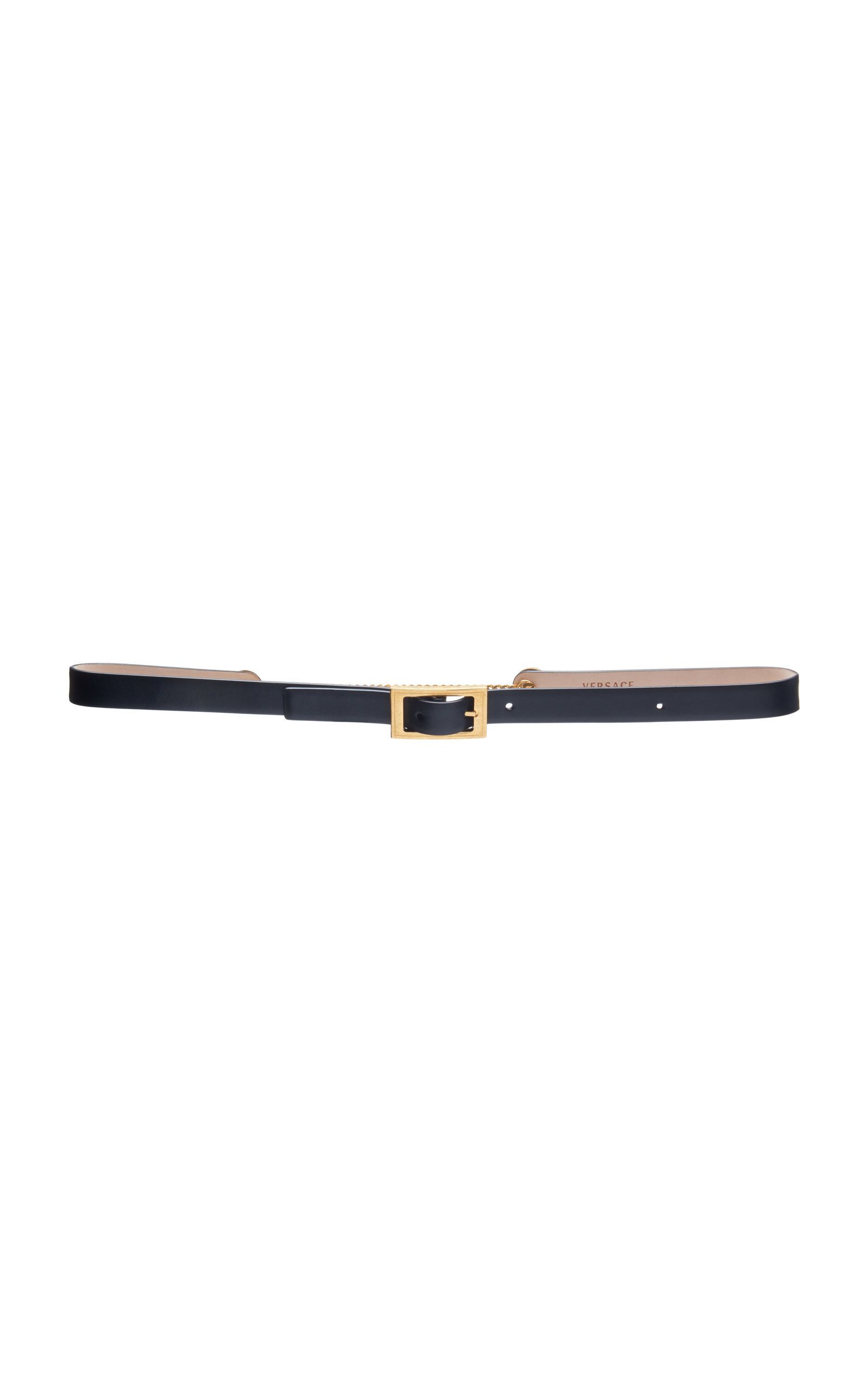 Versace Chain-Detailed Leather Belt | Moda Operandi Global