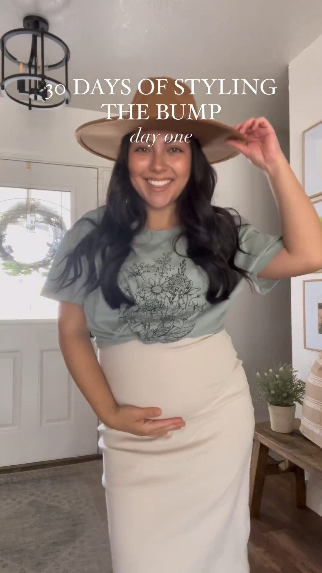 Dress I’m wearing a (xs) and tee is a (m) I’m 5’1 and 21 weeks pregnant for reference 🌷

#LTKbump #LTKSeasonal #LTKstyletip