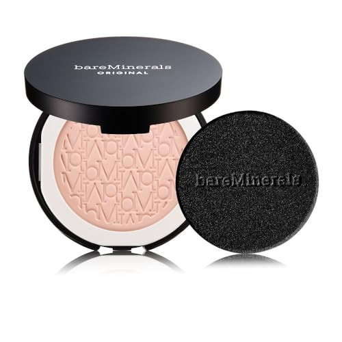 bareMinerals Original Pressed Powder Foundation Mineral SPF 15 – Talc-Free, Luminous Finish, Buildable Coverage, Vegan, Clean Beauty | Amazon (US)