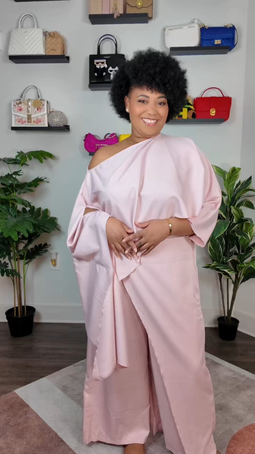 Soft Pink One-Shoulder Set That Gives Effortless Elegance

#LTKPlusSize #LTKValentine