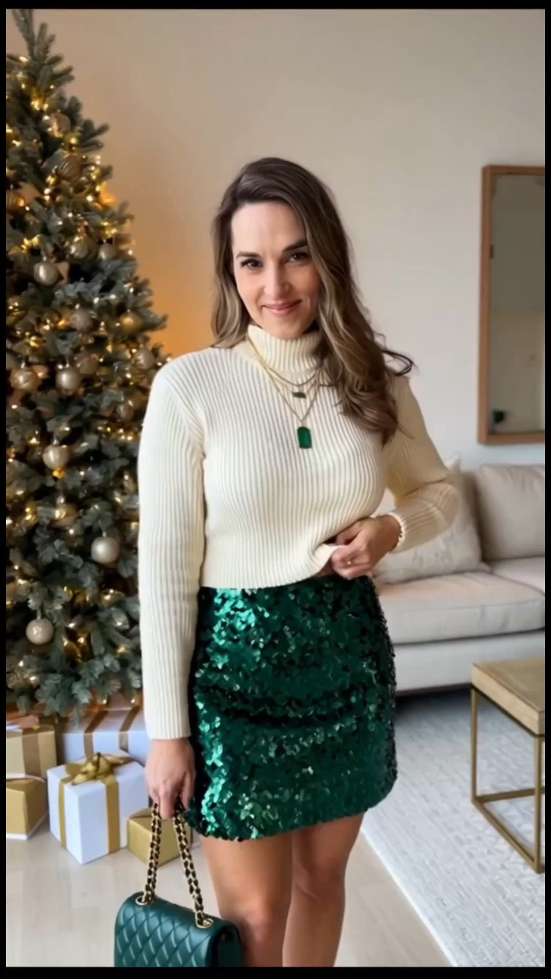 Glam Green & Gold Holiday Look 🎄✨

This Amazon holiday outfit is EVERYTHING — sequin skirt, cozy knit, gold heels, and elegant accessories. Chic, timeless, and perfect for photos, holiday dinners, and festive parties.


#fashioninspo #amazonwinterfashion #holidayoutfitsforwomen #christmasstyle #festiveoutfitideas #amazonclothes #amazonholidayfashion #greenoutfitideas #winterpartylook #elegantstyle #sequinskirt #holidayeventoutfit #christmasglam #holidaytrend2025 #amazonlook 

 

#LTKHoliday #LTKootd #LTKWedding