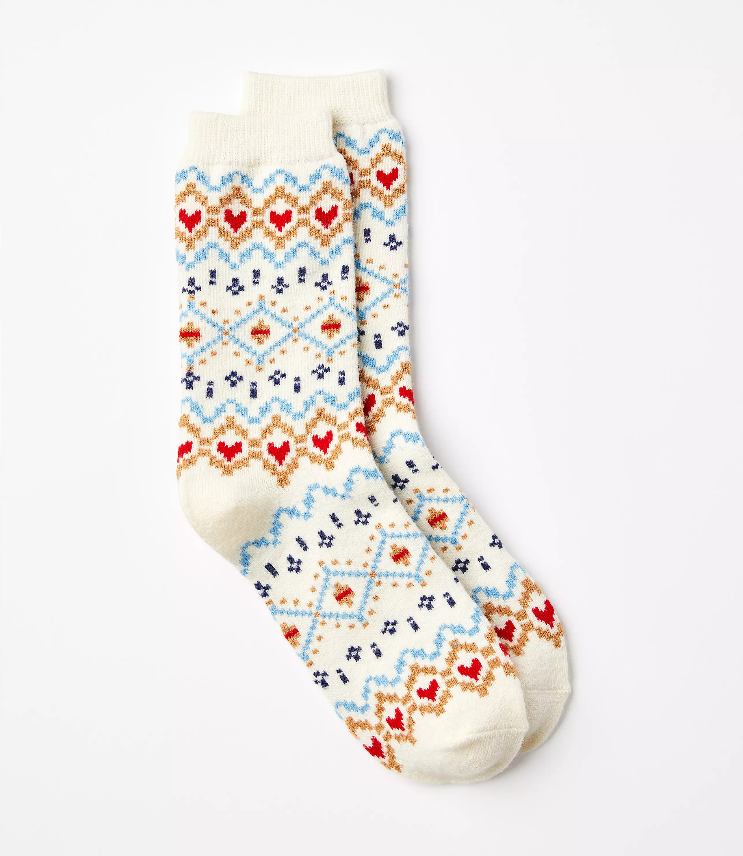 Fair Isle Crew Socks | LOFT