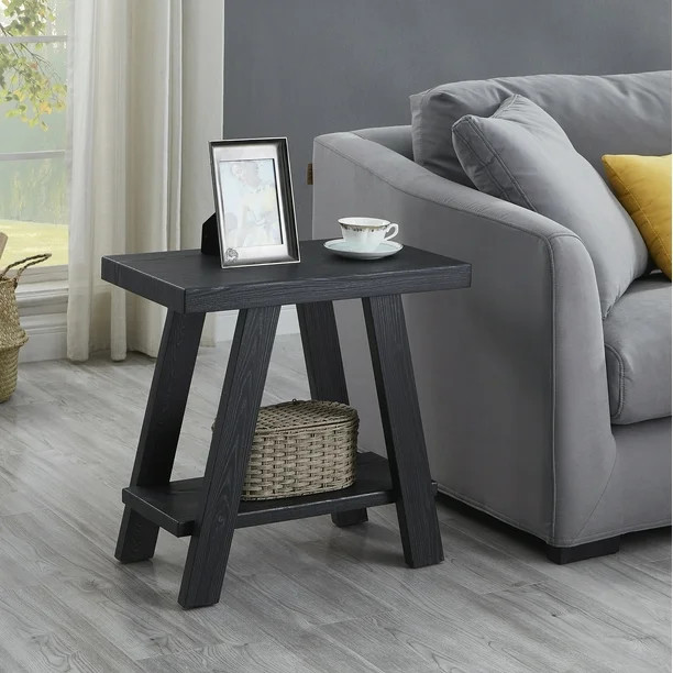 Athens Contemporary Wood Shelf Side Table - Walmart.com | Walmart (US)