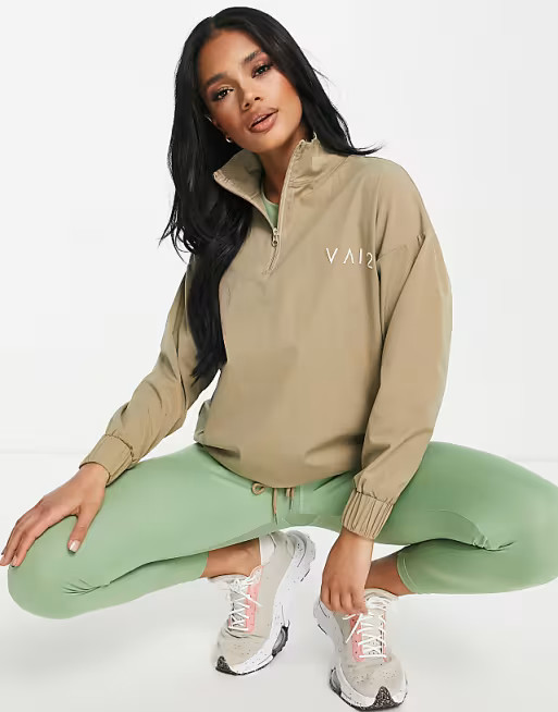 VAI21 windbreaker jacket in elm green | ASOS (Global)