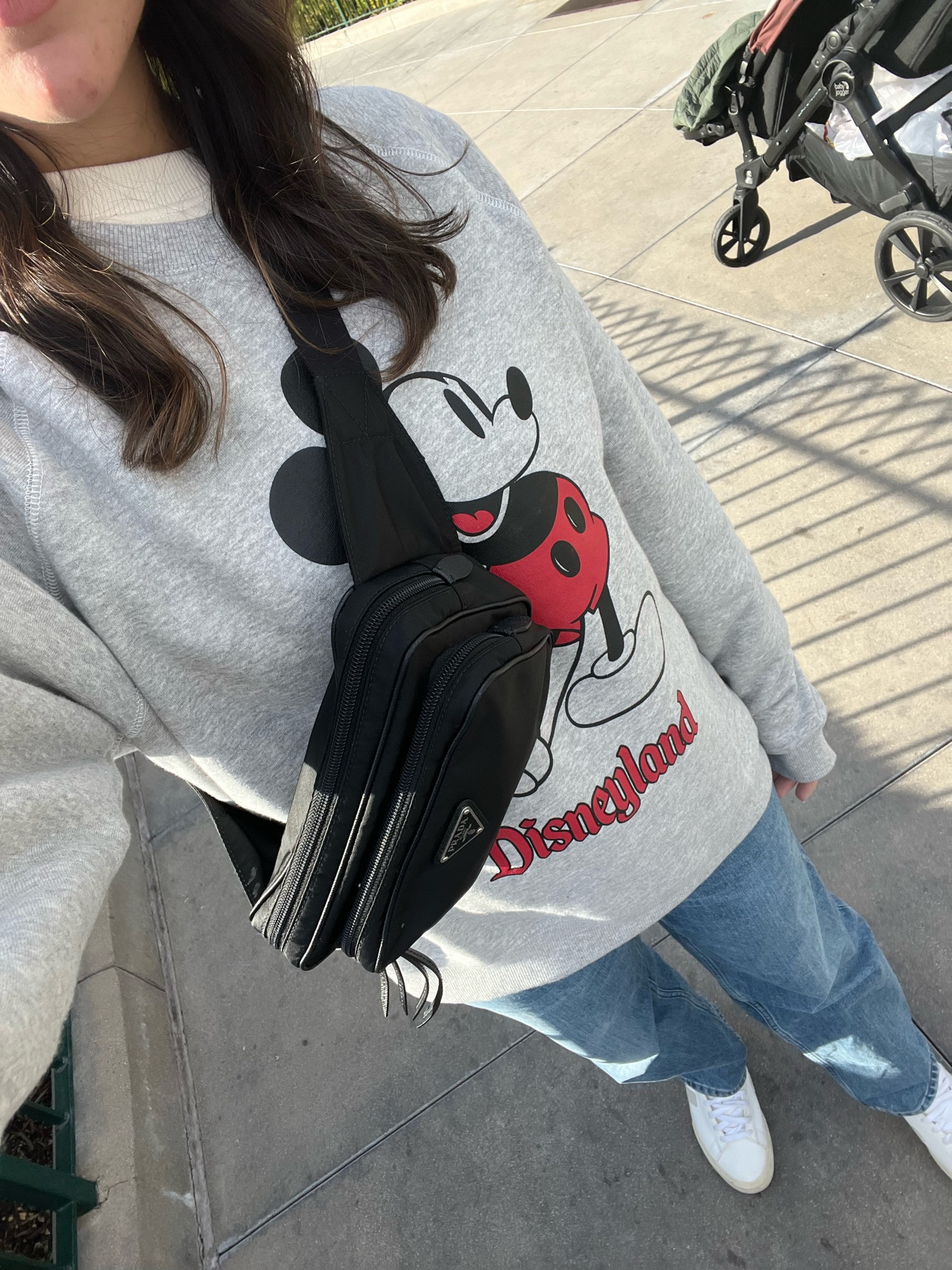 Disney outfit! Paired this Disneyland sweatshirt with mango jeans and Prada bag! 

Vacation, vacation finds, resort, Disney, vacay, disney, sandals, sunglasses, travel, plane travel, kids travel, family, sweatshirts, rain gear, Disneyland, denim, mom jeans, travel outfit, ootd, Alex, Alex garza, Prada 

#LTKunder100 #LTKbaby #LTKkids