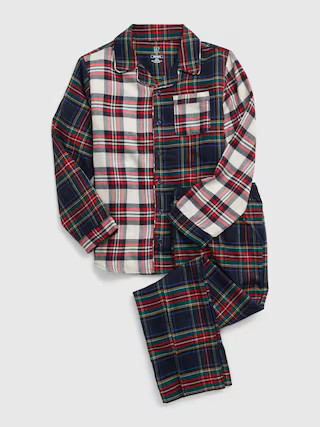 Kids 100% Recycled Plaid PJ Set | Gap (US)
