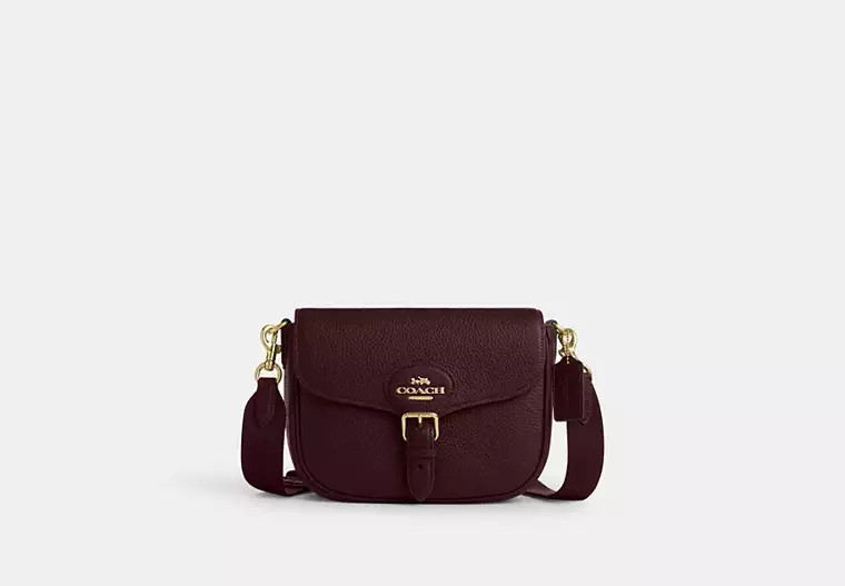 Coach Outlet Amelia Saddle Bag - Red | Coach Outlet US
