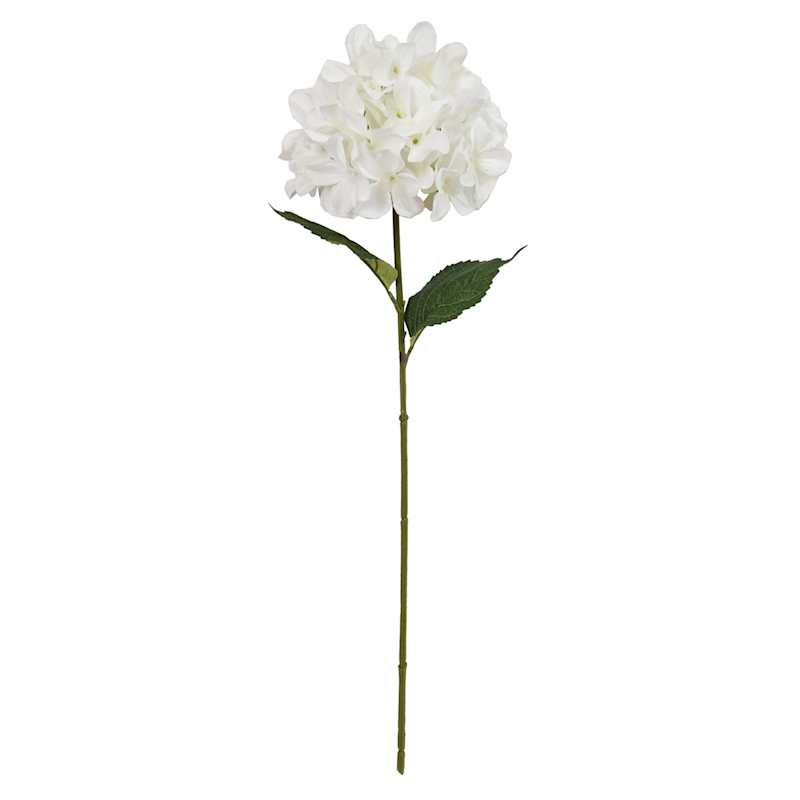White Hydrangea Stem, 27" | At Home