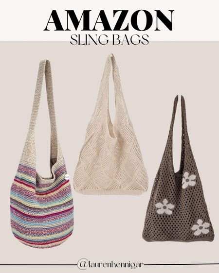 amazon sling bags, amazon beach totes, large beach bag, crochet beach bag, amazon hobo beach bags

#LTKFind #LTKtravel #LTKswim