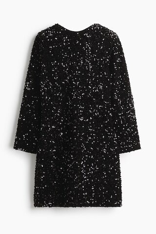 H & M - Sequined Mini Dress - Black | H&M (US + CA)