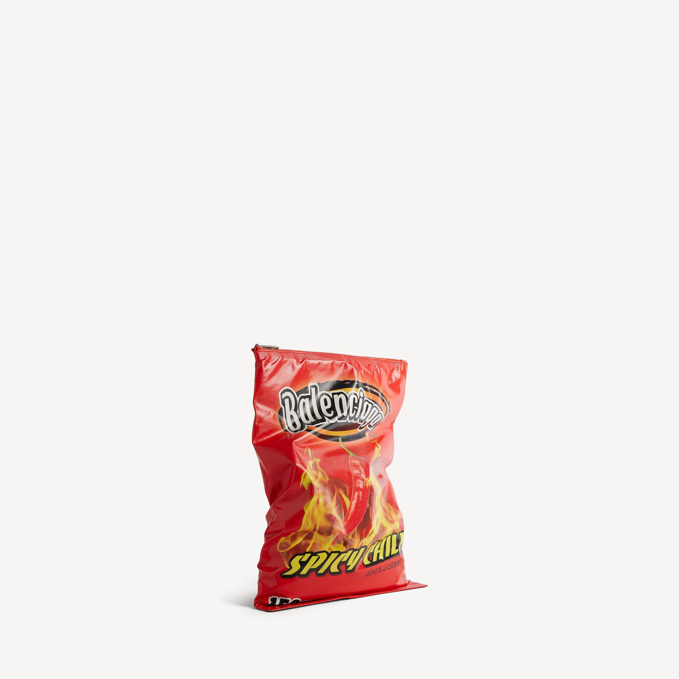 Chips Bag in Red | Balenciaga US | Balenciaga