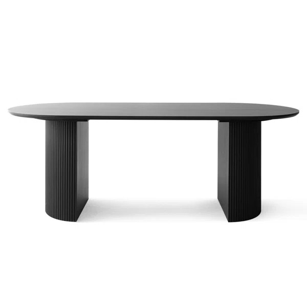 Anirudha 79" Oval Dining Table | Wayfair North America