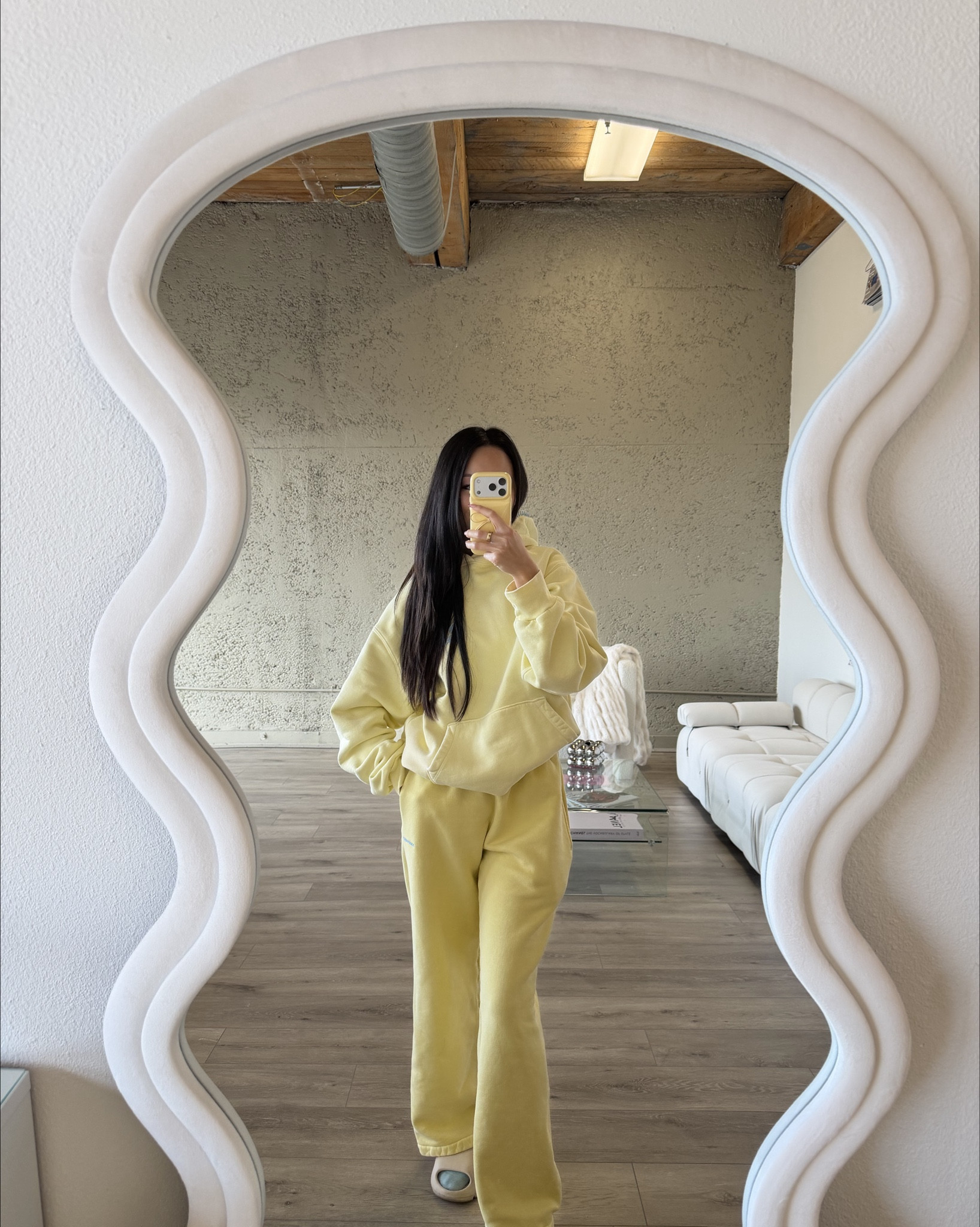 spring pastel yellow sweatsuits + matching puffer phone case! ✨⭐️

my favorite cozy loungewear i could wear anytime and ANY DAY!! 

#LTKootd #LTKValentine #LTKgrwm