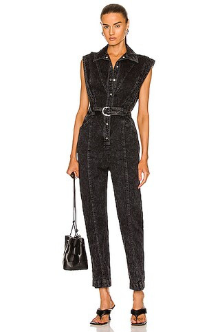 Noam Lanux Jumpsuit in Black Ice | FWRD | FWRD 
